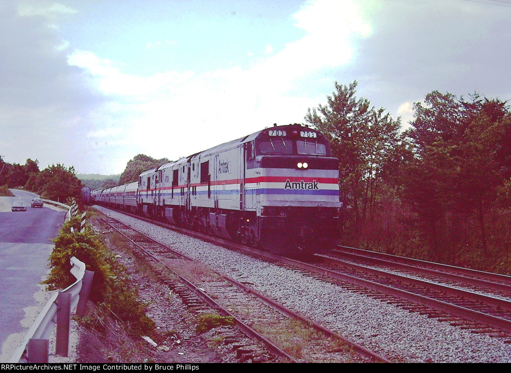 1985 Amtrak Auto Train Departs Lorton, VA